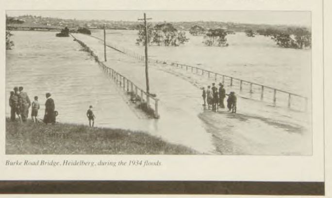 1934 flood at Burke Rd. 